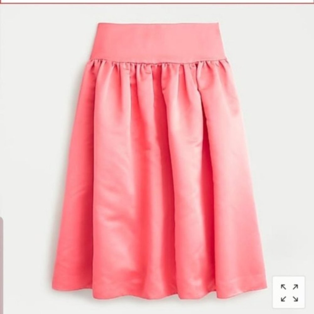 J Crew A-line Duchess Skirt Pink Size 6